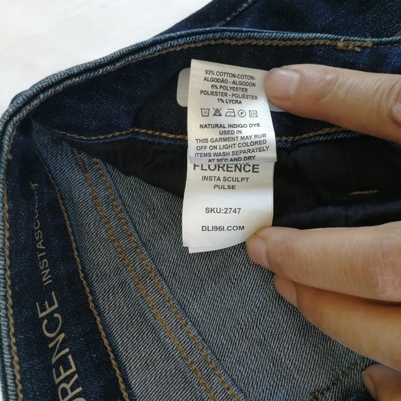 DL1961 FLORENCE Skinny Mid Rise Instasculpt Jeans 27 NWT - Picture 6 of 9